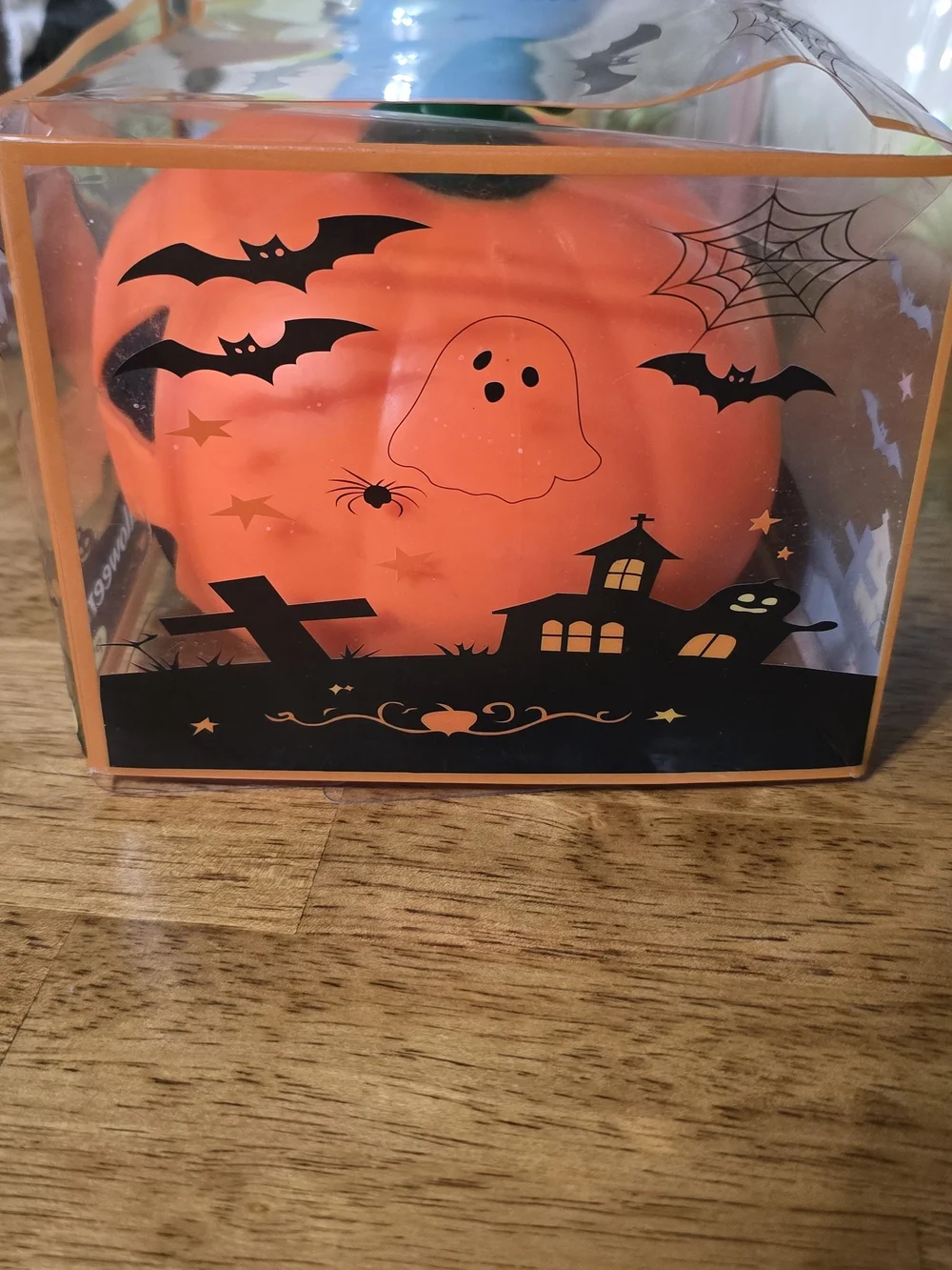Happy Halloween Orange Jack-O'-Lantern Jumbo Squishy